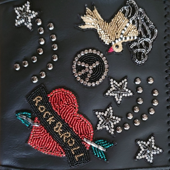 Mary Frances Escape Embellished Leather Crossbody - Picture 6 of 6